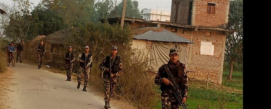 सिराहामा संयुक्त सुरक्षा कारबाही सम्पन्न: सीमा क्षेत्रदेखि बजारसम्म